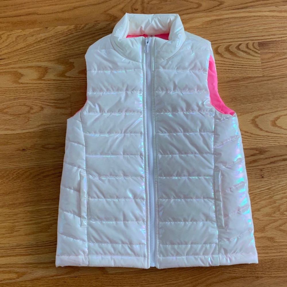 ideology Girls NWOT Iridescent Puffer Vest (M)